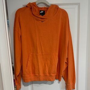 Nike Men's Bright Orange Hoodie